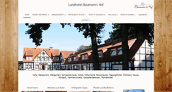 Desktop Screenshot of baumanns-hof.de